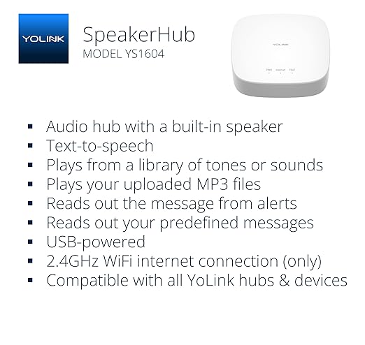 YoLink LoRa Smart Door Sensor Starter Kit: SpeakerHub Audio Hub & Door Sensors - Image 3
