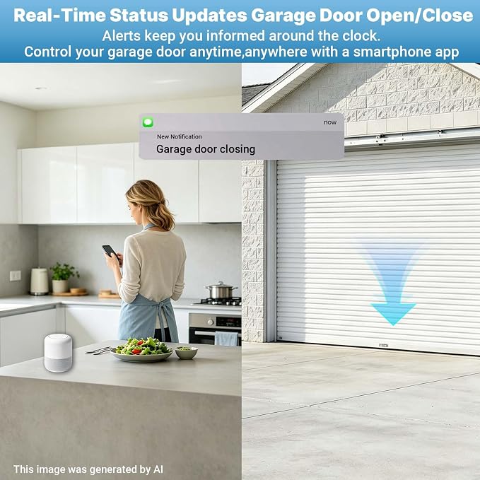 Smart Garage Door Opener, Smart Garage Control Compatible - Image 6