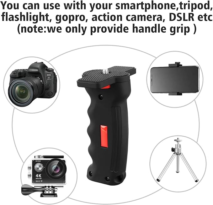 Camera Handle Grip, 1/4" Camera Handheld Stabilizer - Image 6