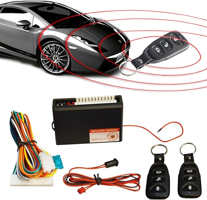 Universal Car Door Lock Vehicle Keyless Entry System Auto Remote Central Kit - Image 4