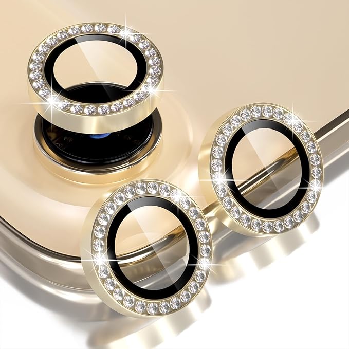 Choiche Compatible for iPhone 17 Air Camera Lens Protector Bling, 9H Tempered by Choiche