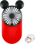 Cute Handheld Mini USB Fan, Rechargeable Portable Fan, 3 Adjustable Speeds and by DecoLife