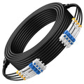 30M/98FT Outdoor Armored LC to LC Fiber Optic Cable, 4 Core OS2 Single Mode by Unknown