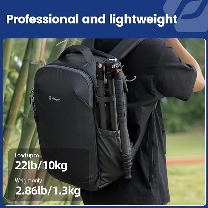 Fotopro 73" Carbon Fiber Tripod - Image 2