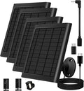 8W Solar Panel for Ring Camera, Solar Panel Charger Compatible by PUUQII