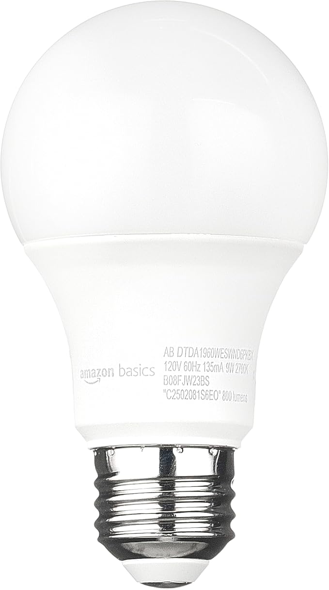 Amazon Basics A19 Dusk to Dawn Sensor LED Outdoor Light Bulb, 60W Equivalent - Image 2