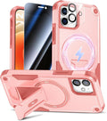 Goton for iPhone 12 Case with Privacy Tempered Glass Screen Protector & Camera by Goton