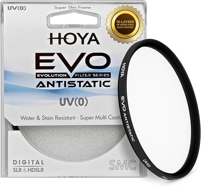 Hoya EVO Antistatic 37mm UV Filter — Camera Filters by HOYA