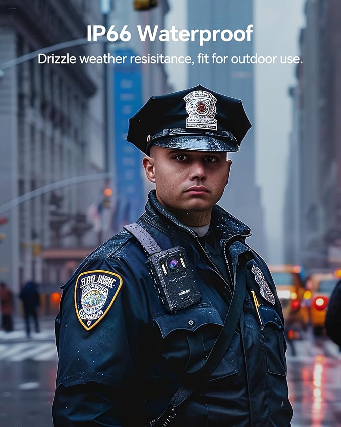 BOBLOV KJ23Pro 4K Body Camera, 128GB Body Camera - Image 6