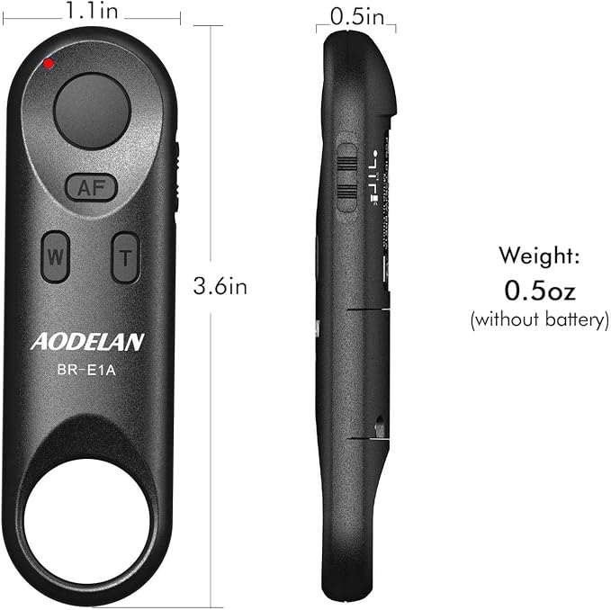 AODELAN Camera Remote Control for Canon EOS RP, EOS R, M50 II, 6D Mark II - Image 9