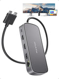 MacBook Pro Docking Station Dual Monitor 4K@60Hz by PULWTOP