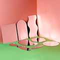 Meking 9PCS Product Photography Props Acrylic Mirror Glass Simulated Photoshoot by Meking