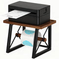 Label Holder for Rolls and Fan-fold Labels, Wooden Label Holder for Desktop by TIPSYTREE