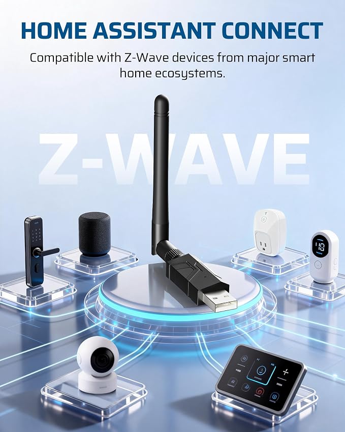 DEWENWILS 800 Z-Wave Dongle, Long Range S2 USB Stick, Compatible - Image 2