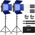 GVM RGB LED Video Light with Bluetooth Control, 360° Full Color 1000D PRO Video by GVMGreatVideoMaker