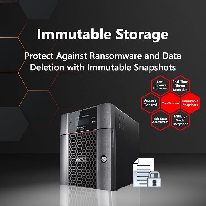 BUFFALO TeraStation 5420DN 4-Bay Business Desktop NAS 48TB - Image 8