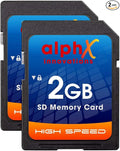 D50 D40 D40X D3300 Digital Camera Memory Card 2X 2GB Secure Digital Memory Card by Alphx+Innovations