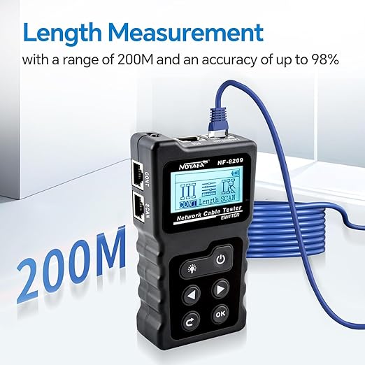 NOYAFA NF-8209 Network Cable Tester, Ethernet Cable Wire Tester - Image 4
