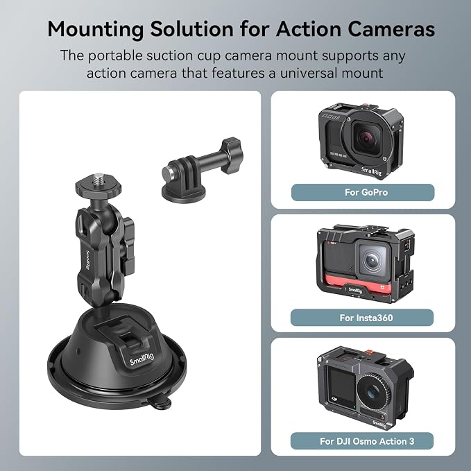 SMALLRIG Double-Layer Suction Cup Mount - Image 2