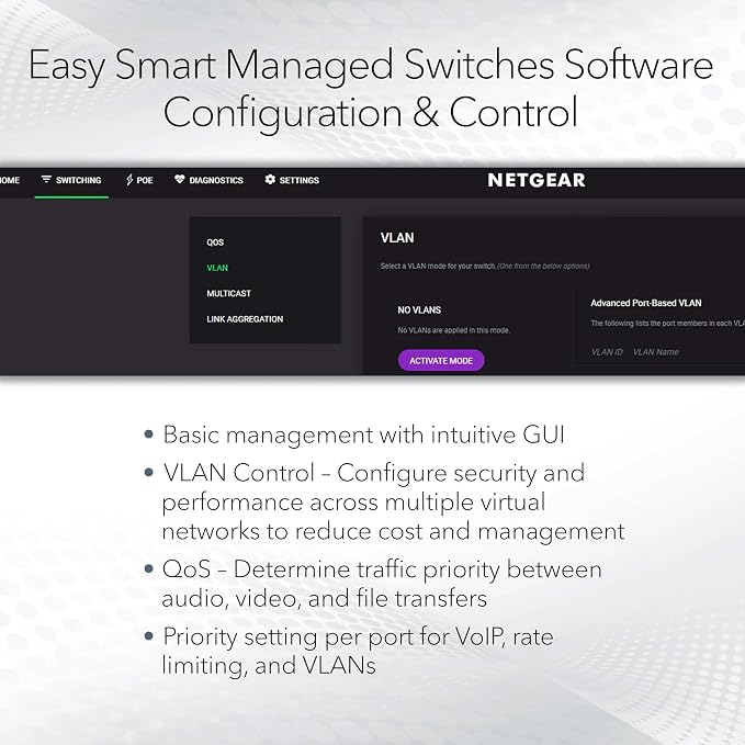 NETGEAR 16-Port PoE Gigabit Ethernet Easy Smart Essentials Switch - Image 3