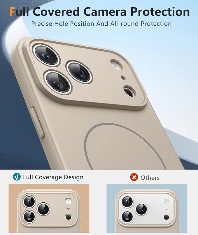 FNTCASE for iPhone 17 Pro Case: Integrated Silicone Phone Cases - Image 4