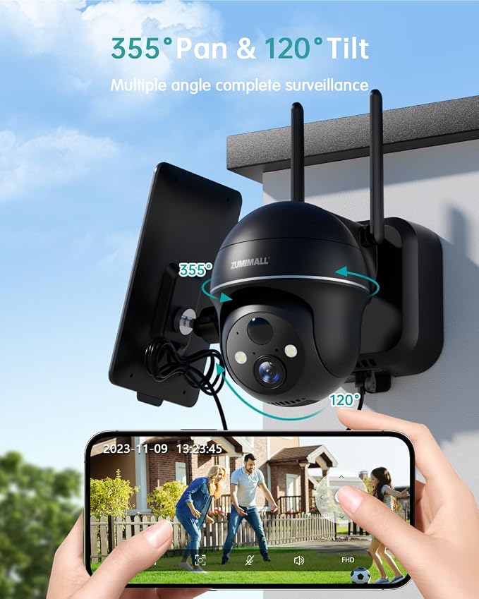 ZUMIMALL Security Cameras Wireless Outdoor - Image 2
