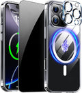 Magnetic for iPhone 16 Pro Max Case Clear by ZOZDOKG