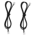 LanSenSu RJ12 Cable Phone Cord RJ12 6P6C Male to Male Straight Wired by LanSenSu