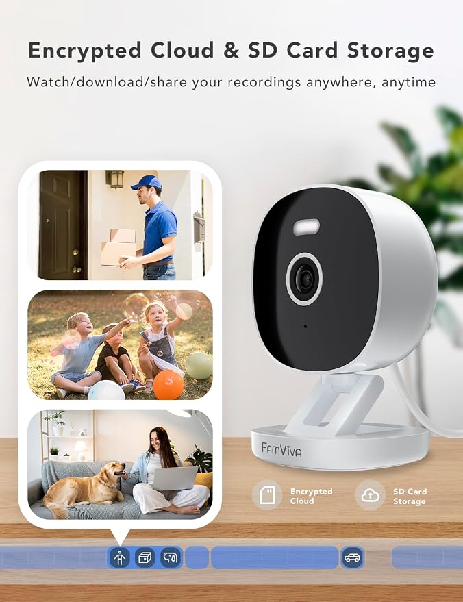 2K Wired Security Camera, Indoor/Outdoor - Image 3