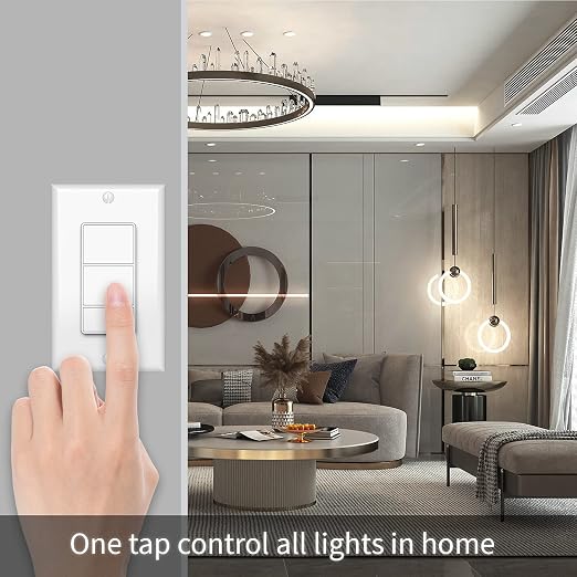 Minoston 800 Series Z-Wave Scene Controller, 4 ZWave Button, Zwave Plus Wall - Image 7