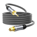 VANAUX Toslink to Mini Toslink Digital Optical Cable, S/PDIF Fiber Optic Audio by VANAUX