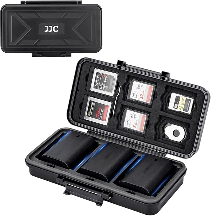 JJC Multi-Function Camera Battery Memory Card Storage Case by JJC