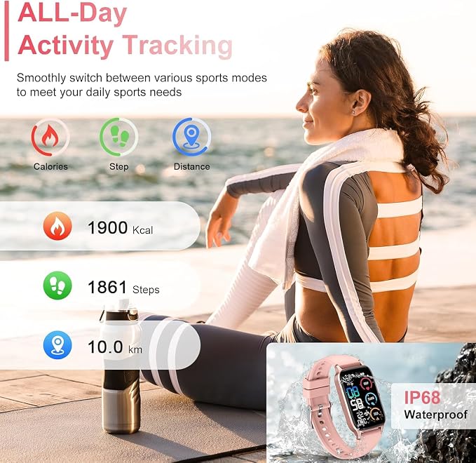 Jugeman Smart Watch for Men Women, 1.57" Smartwatch, 2026 New Fitness Tracker - Image 6