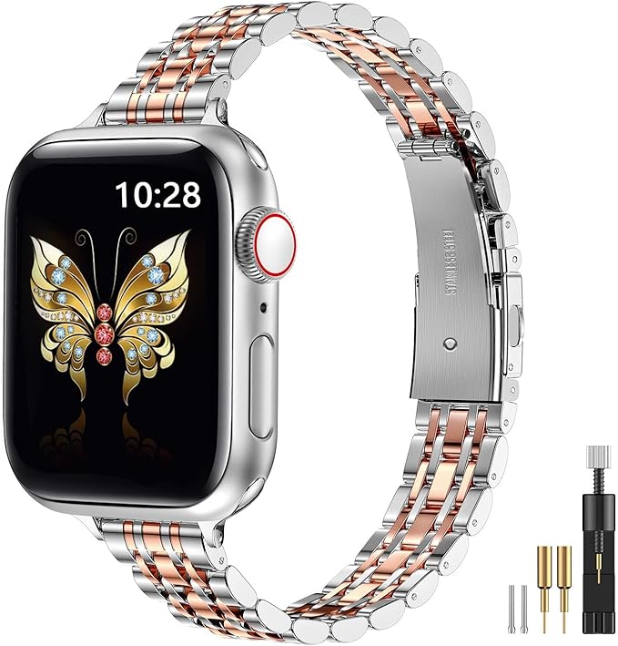 MioHHR Metal Band Compatible by ProfessionalStainlessSteelWatchBandCase