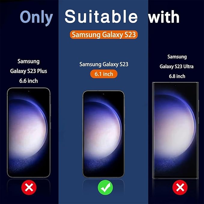 Milomdoi for Samsung Galaxy S23 Privacy Screen Protector Tempered Glass - Image 2