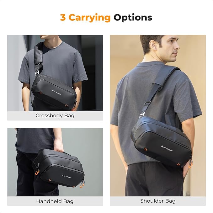 K&F CONCEPT Storage Sling Bag, Vlog Photography Camera Bag, Portable Carrying - Image 7