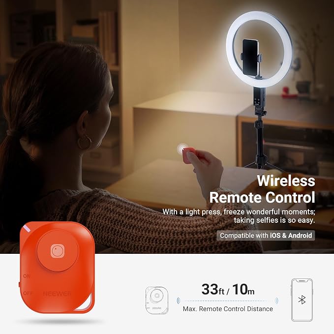 NEEWER 12" Selfie Ring Light - Image 8