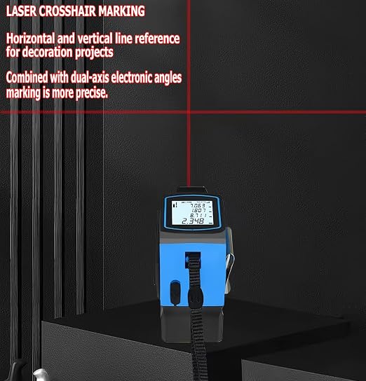 tape measure 4-in-1 laser Digital Measuring Tape & 80m/262ft Laser Distance - Image 5