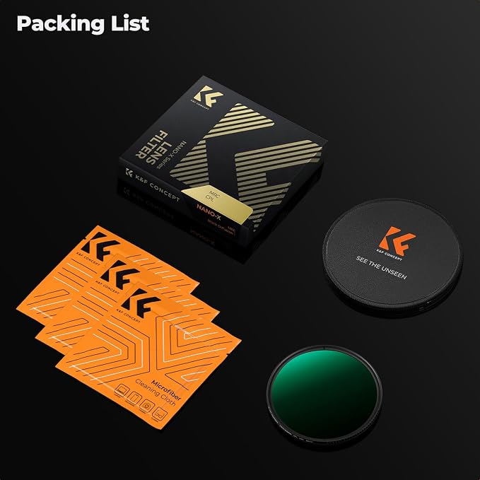 67mm Circular Polarizers Filter, K&F Concept 67MM Circular Polarizer Filter HD - Image 7