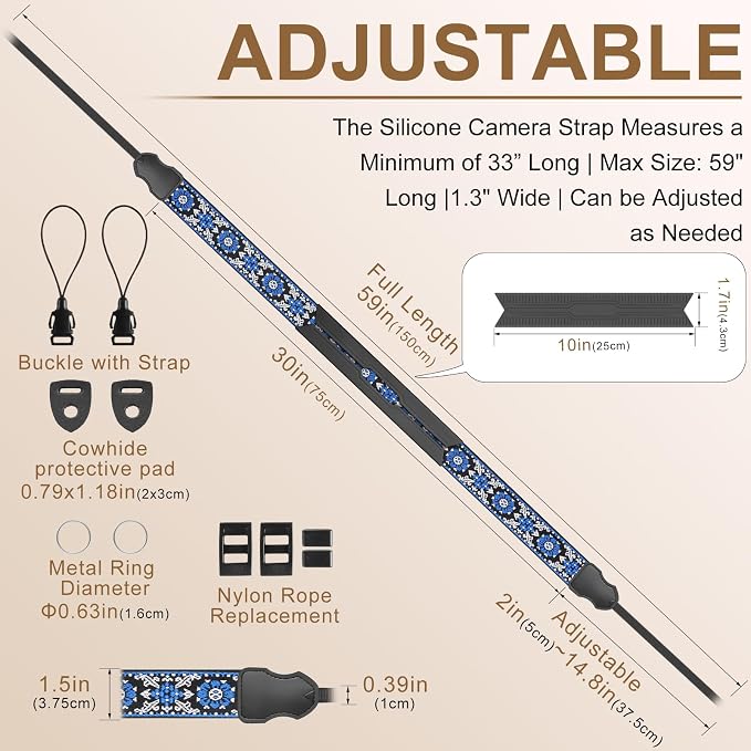FIEIL Neck Strap Silicone Camera Straps - Image 4