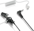 Decibullz 3.5mm Radio Headset Receiver, Listen only Acoustic Coil Tube Radio by Decibullz