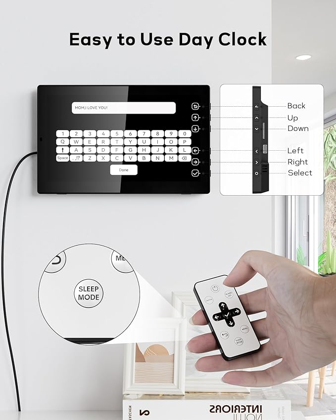 Mesqool 10.1" Dementia Clock for Seniors - Image 4