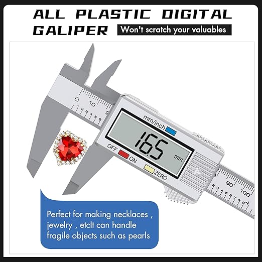 Electronic Digital Caliper, LCD | 0 to 6 inch inch/mm Conversion, Automatic - Image 5