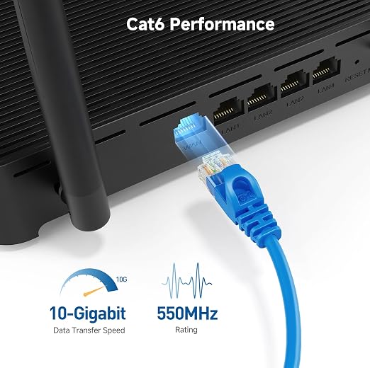Cable Matters 10Gbps Snagless Cat 6 Ethernet Cable - 30ft - Image 3