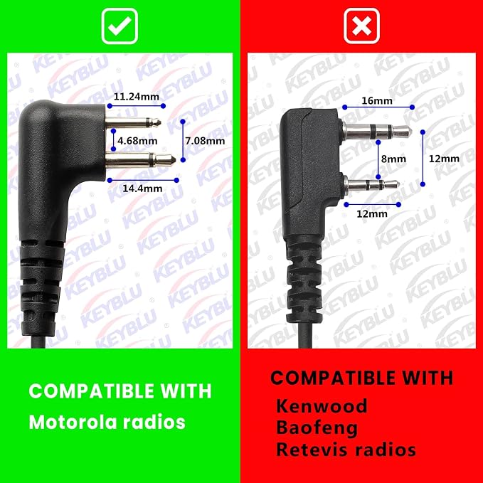 10 PCS CLS1110 Acoustic Tube Surveillance Earpiece/Headset - Image 2