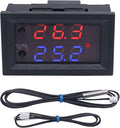 Twidec/DC 12V Temperature Controller Programmable -50 to 110 ℃ Red/Blue LED by Twidec