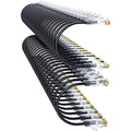 Cat6a Patch Cables 1ft Slim, Cat6 Ethernet Patch Cable Pure Copper, Flexible by 10Gsupxsel