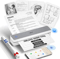 Inkless Portable Printer for Travel, Wireless Thermal Printer Supports 8.5 x by iDPRT