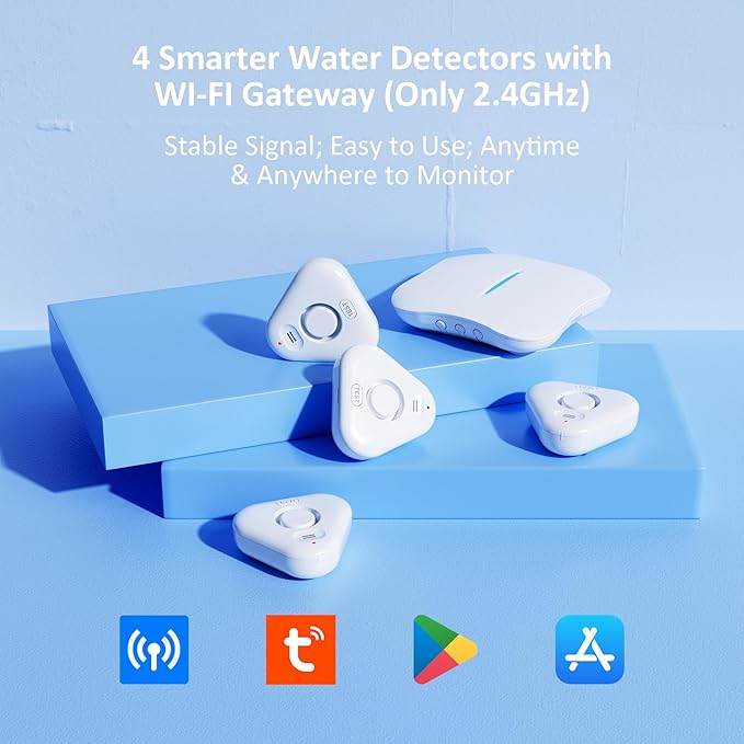 Smart Water Leak Detectors for Home WiFi - Image 2