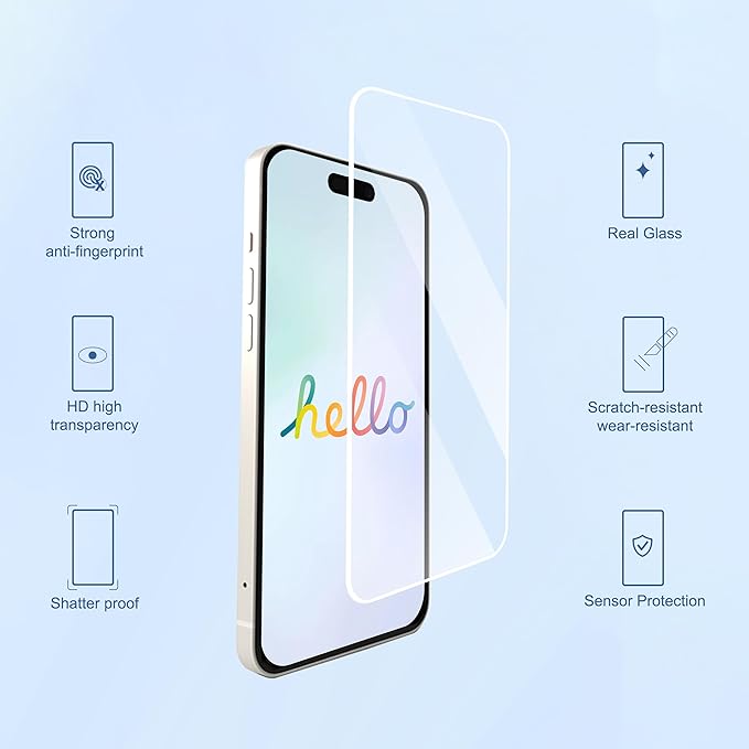 Ailun 3 Pack Screen Protector for iPhone 17 Pro Max - Image 2